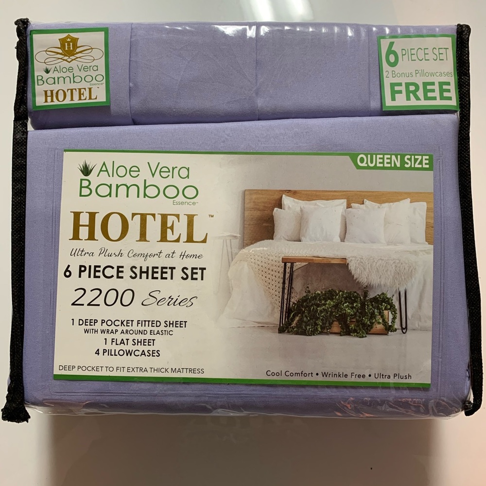 Aloe Vera Bamboo Hotel Bedsheet